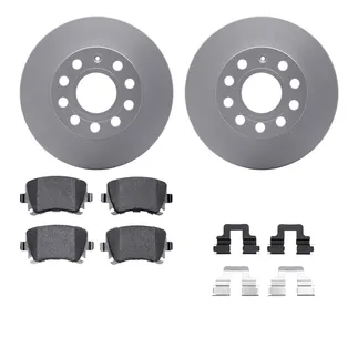 R1 Concepts WDUH1-74115 Carbon Series Brake Rotors W/ 5000 Oep Brake Pads & Hdw